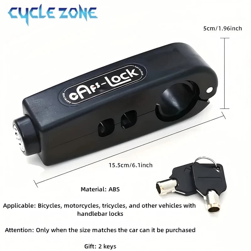 Handlebar Brake Lock for Bikes and Motorcycles