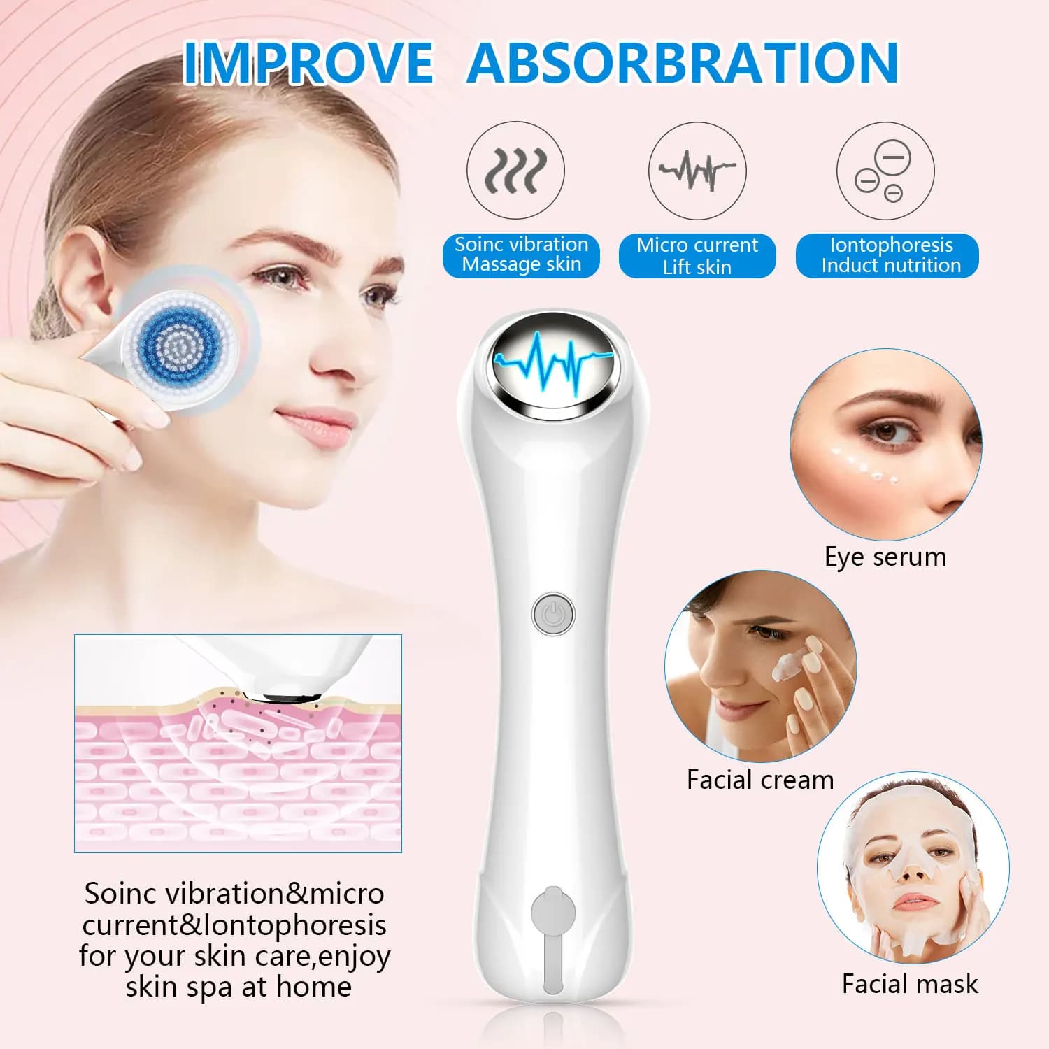 Dual-Mode Facial Cleansing Brush Set