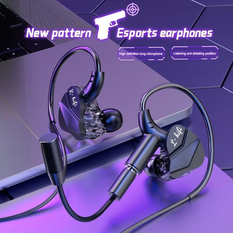 Gaming Earbuds with Dual Microphone 7.1 Surround