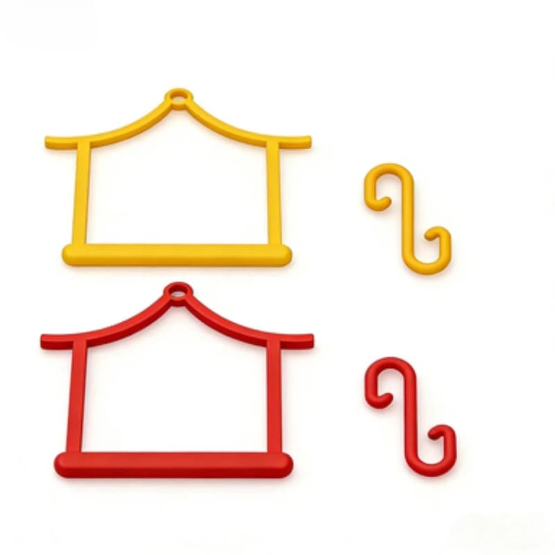 House Shape Bird Swing Perch
