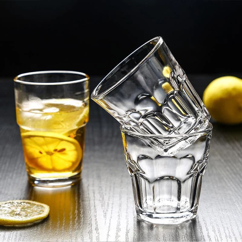 Glass Drinkware Cups Set