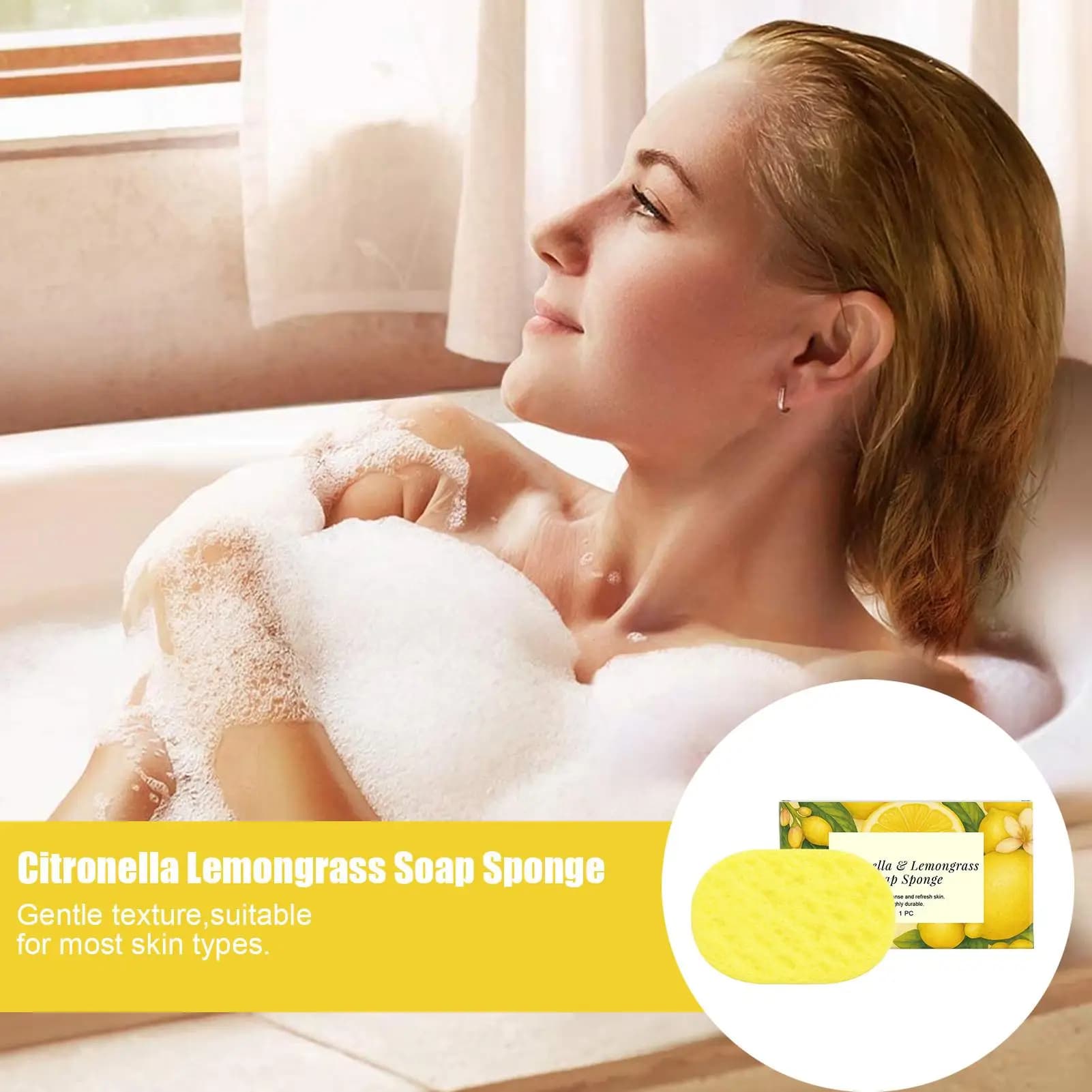 Dual-Sided Body Exfoliating Sponge