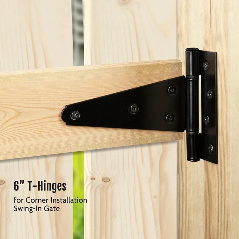 Heavy Duty T-Strap Gate Hinges