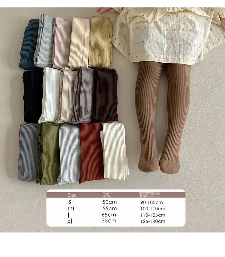 Cotton Tights for Kids Ages 1-9