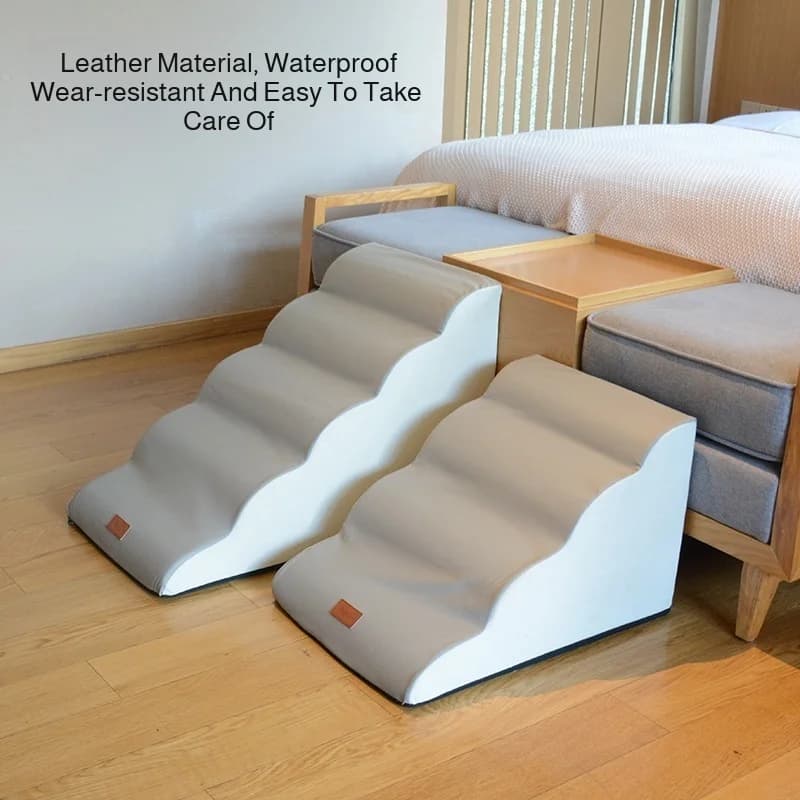 Pet Dog Stairs with Non-Slip Ramp