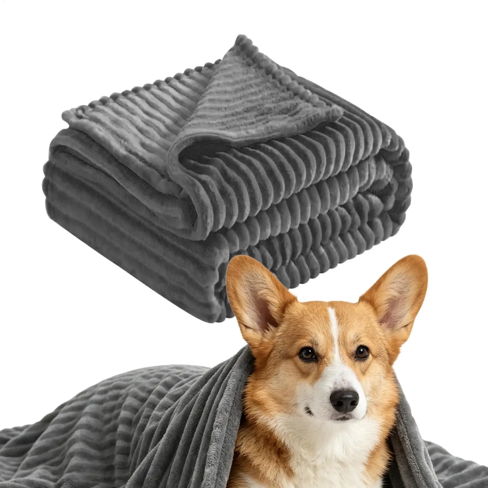 Washable Flannel Pet Blanket 70x100cm