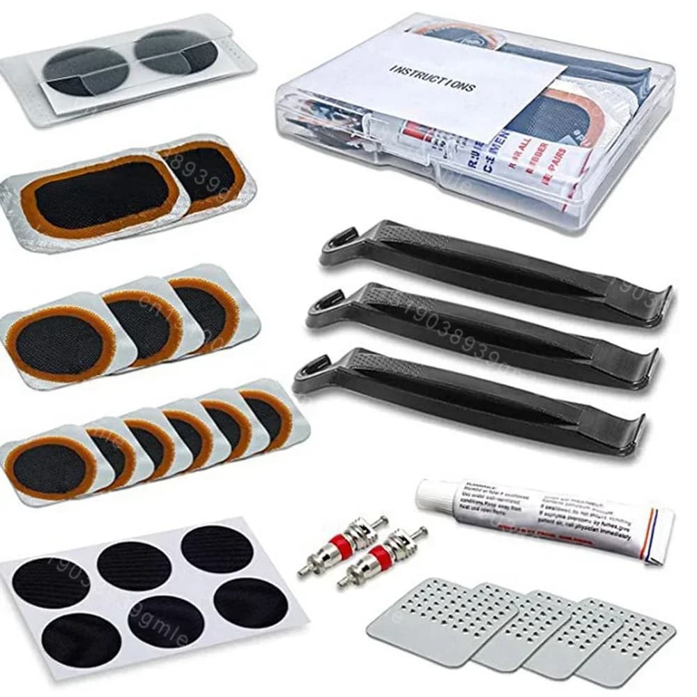Bicycle Tire Repair Kit with Cold Patch