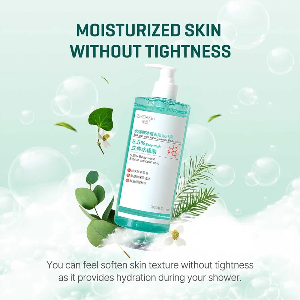 Salicylic Acid Body Wash for Acne