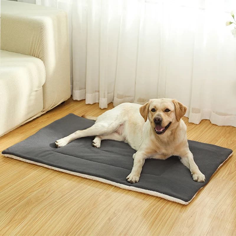 Washable Fleece Dog Bed Mat