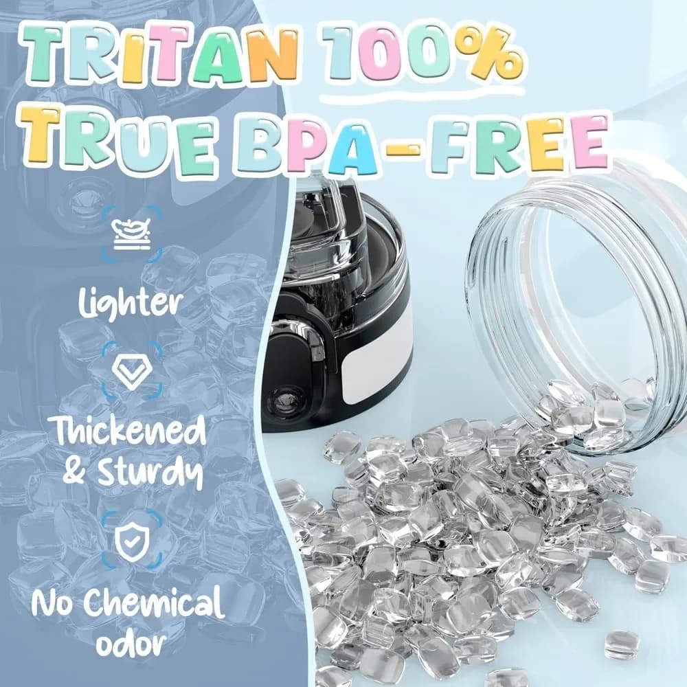 Transparent Kawaii Water Bottle