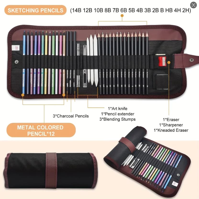 Drawing and Sketching Pencil Set