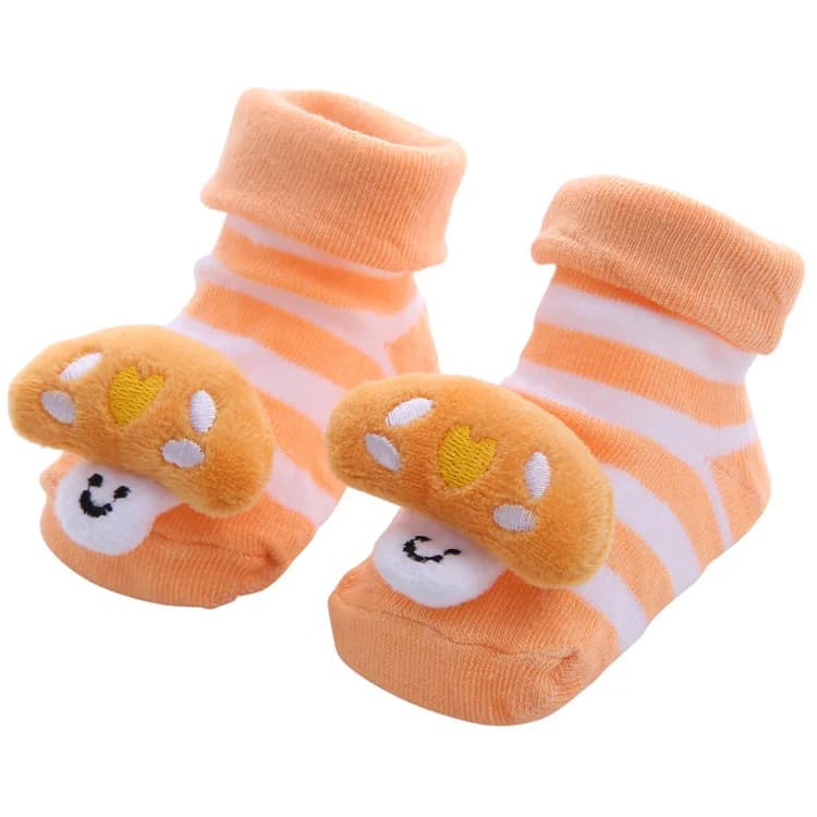 Baby Socks Newborn Anti-Slip Cartoon Animals
