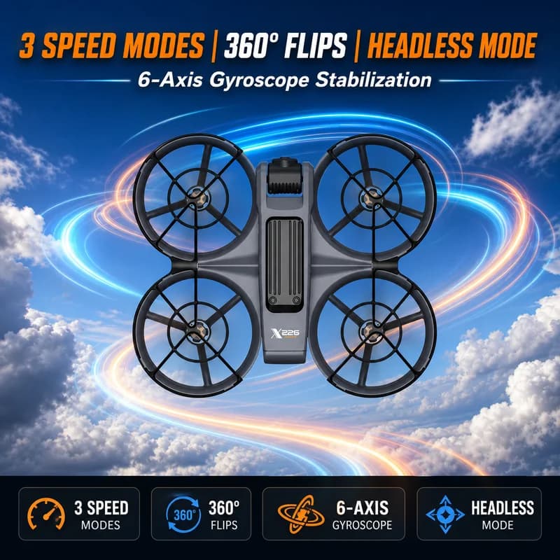 4K FPV Brushless Drone with Dual Camera