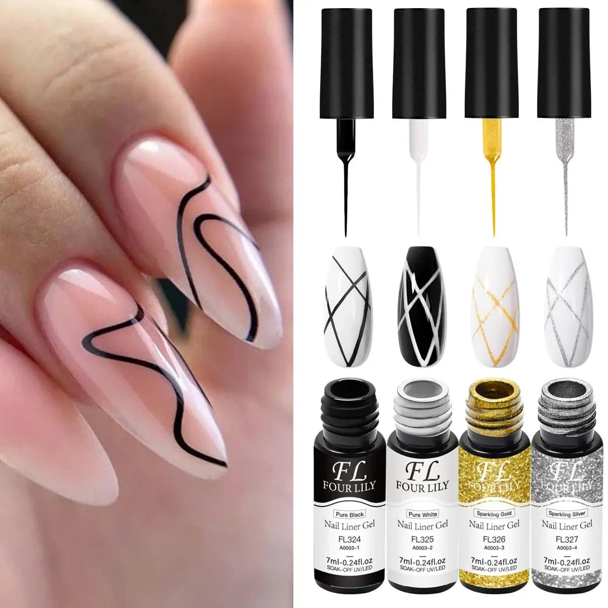 Nail Liner Gel Polish Kit