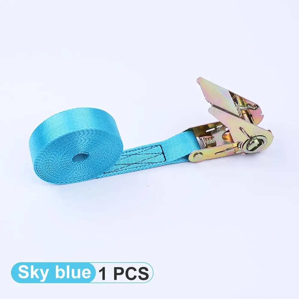 2M Strong Buckle Tie Down Belt cargo straps for Car motorcycle bike With Metal Buckle Tow for Luggage Bag Rope Ratchet Belt