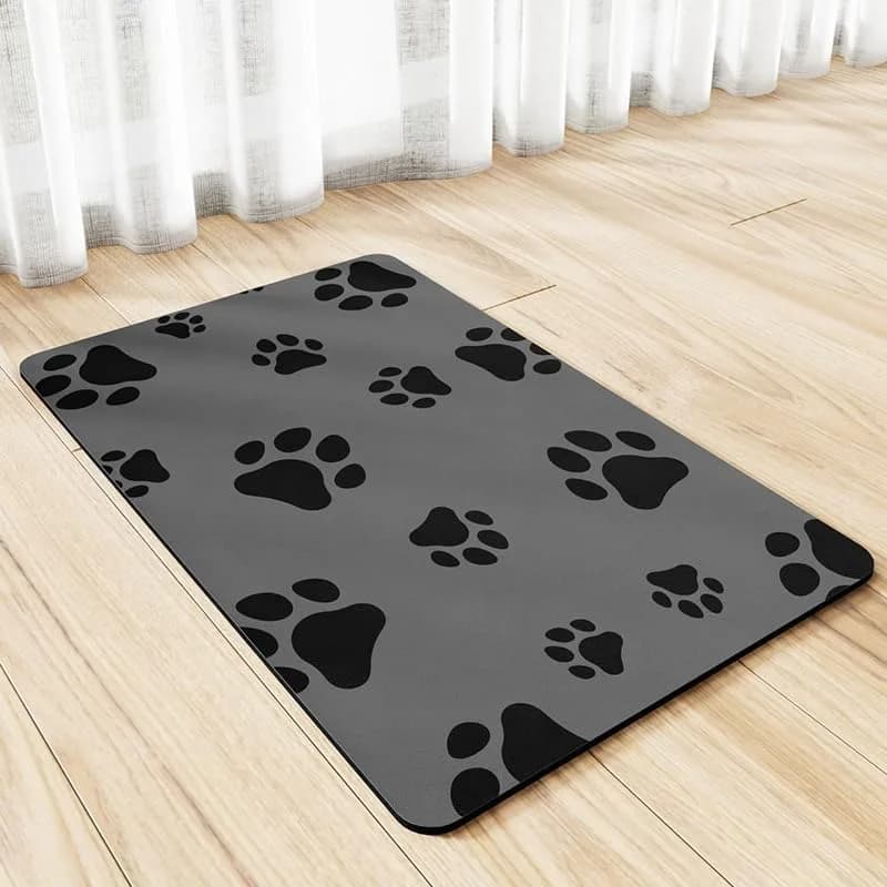 Absorbent Dog Food Bowl Mat