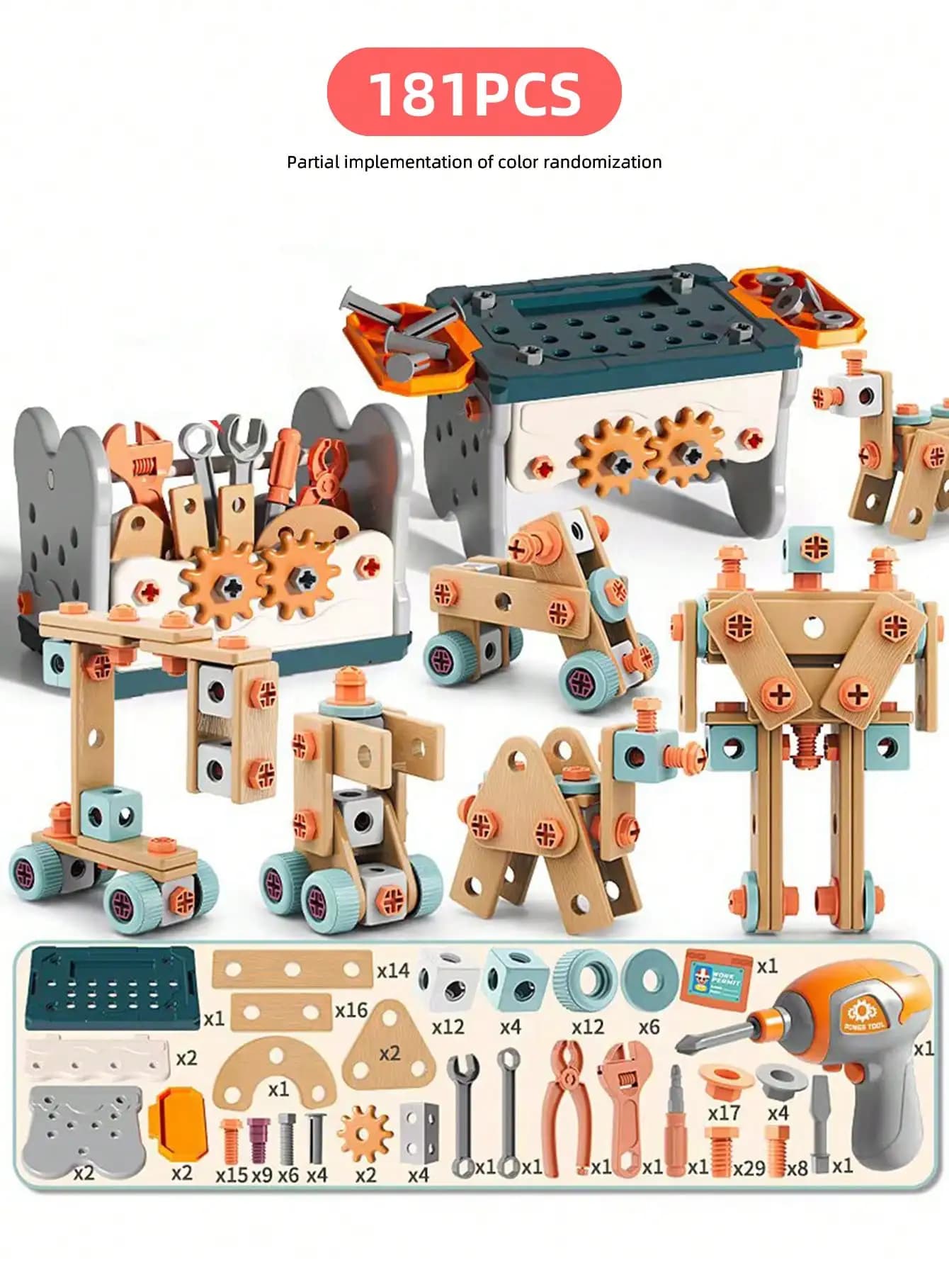 Kids Tool Set DIY Nut Assembly Toy