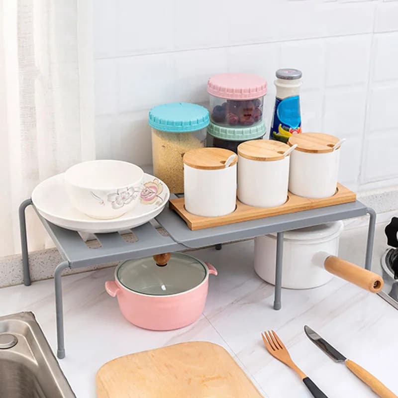 Retractable Kitchen Shelf Organizer