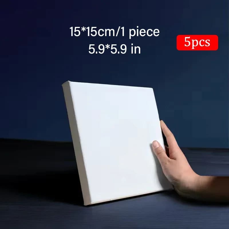 Cotton Canvas Boards Assorted Sizes Set of 5