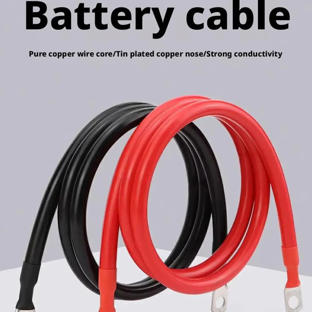2AWG Heavy-Duty Battery Connection Cable