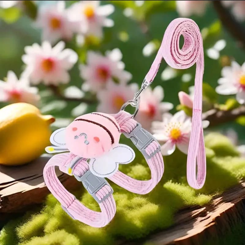 Cat Harness Set with Escape-Proof Leash