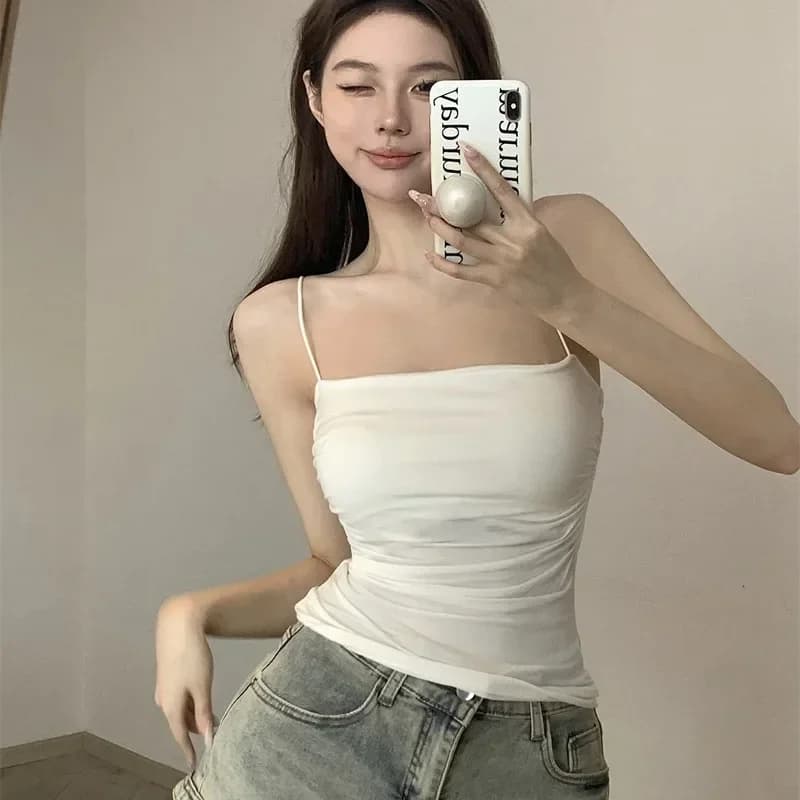 Women's Built-In Bra Tank Top Camisole
