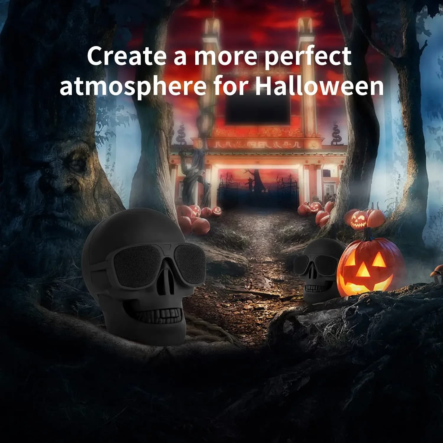 Wireless Bluetooth Skull Speaker