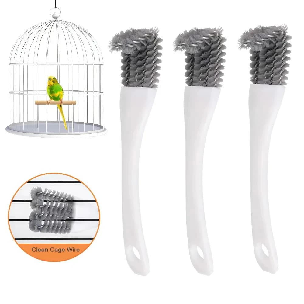 Long Handle Pet Cage Cleaning Brush
