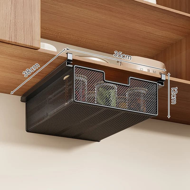 Under-Cabinet Hanging Storage Shelf