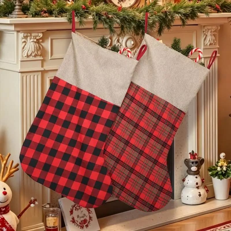 Christmas Stockings with Open Cuffs