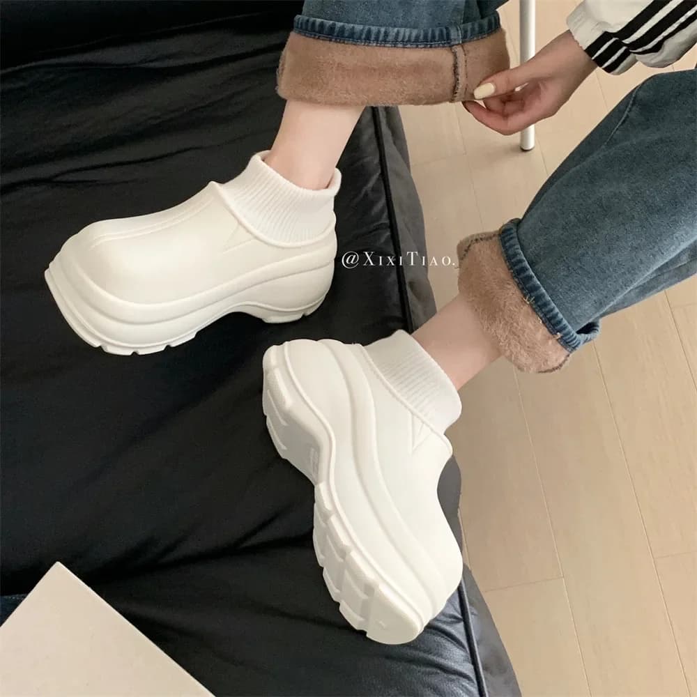 Women's Waterproof Padded Winter Short Boots