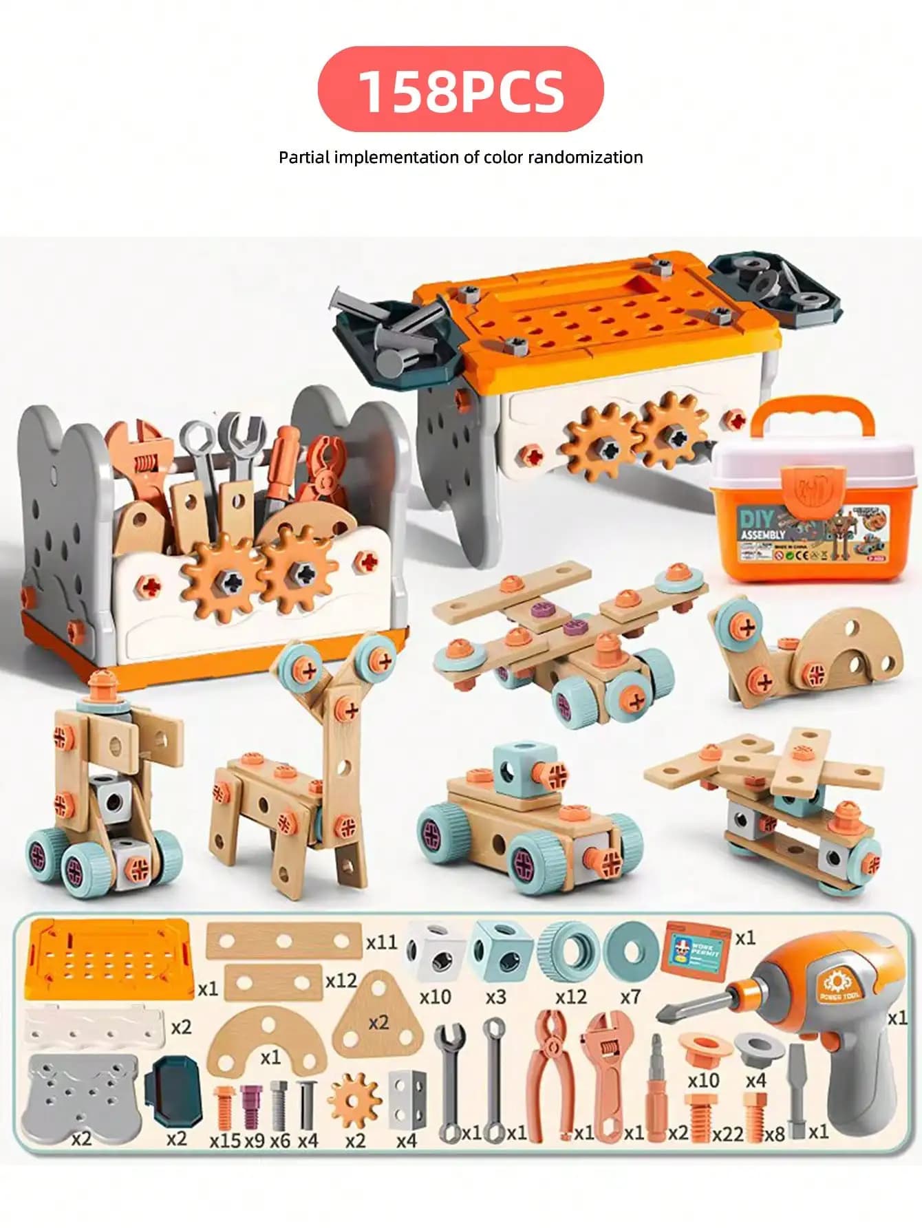 Kids Tool Set DIY Nut Assembly Toy