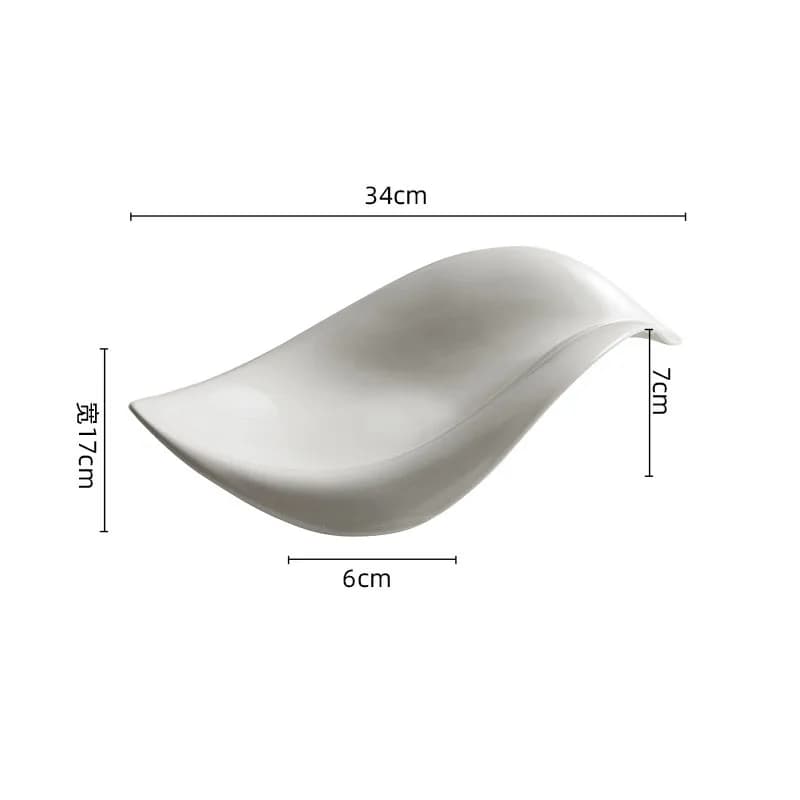 Ceramic Dinner Plate Solid Color
