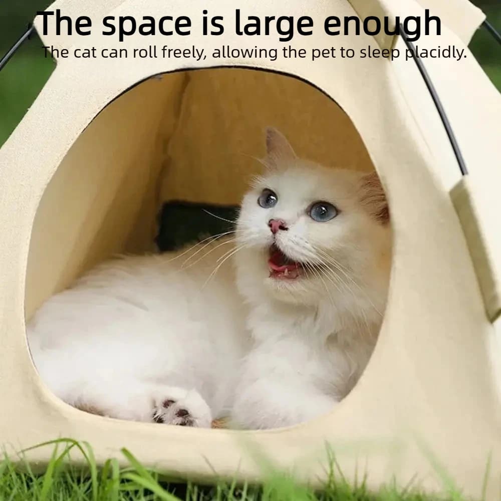 Folding Pet Tent Bed