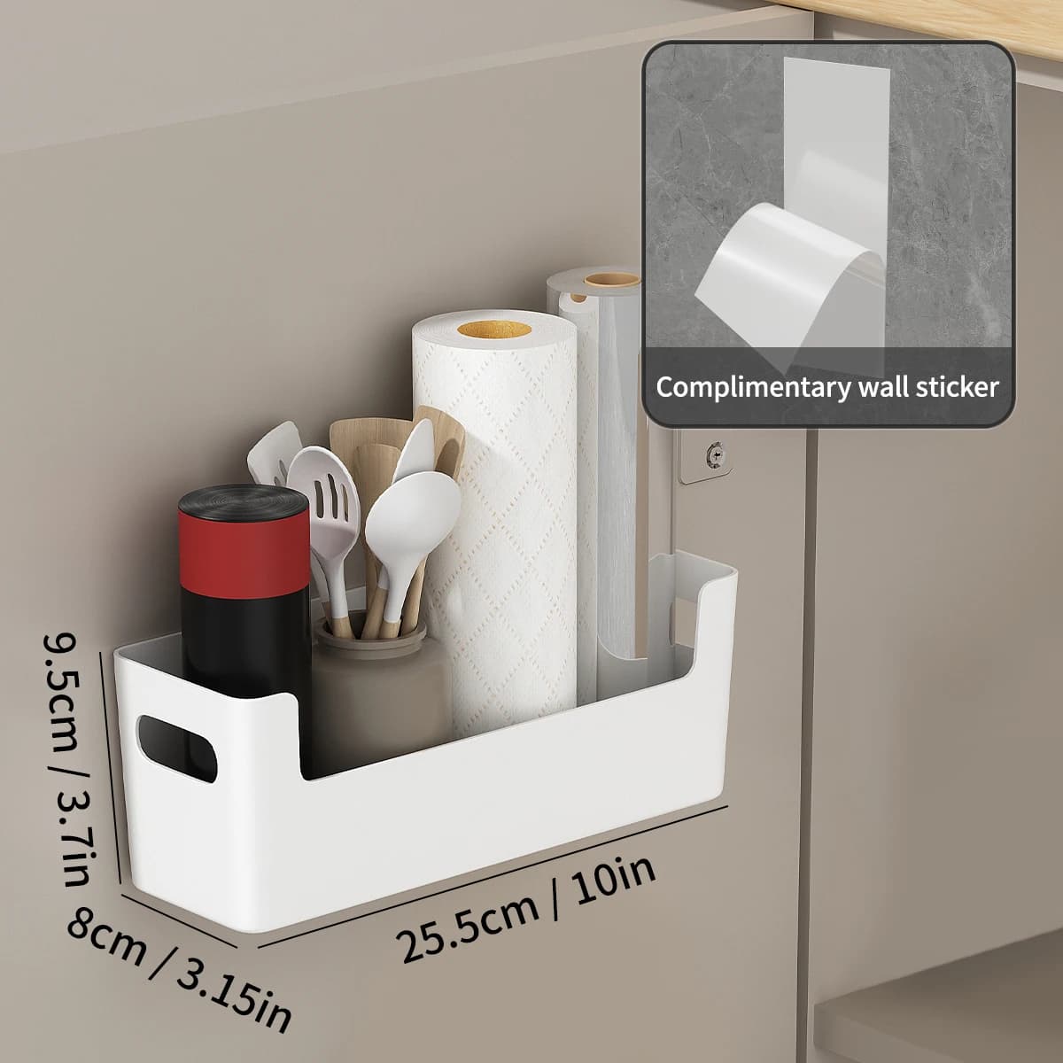 Wall-Mounted Storage Cabinet with Door Box