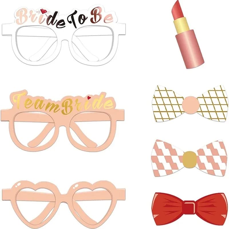 Wedding Photo Booth Props Set 23 Pieces