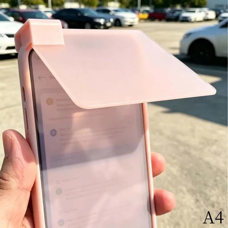 1Pcs Mobile Phone Accessories Enhances Screen Visibility In Strong Light Reduce Sunlight Reflection Mobile Phone Sunshade