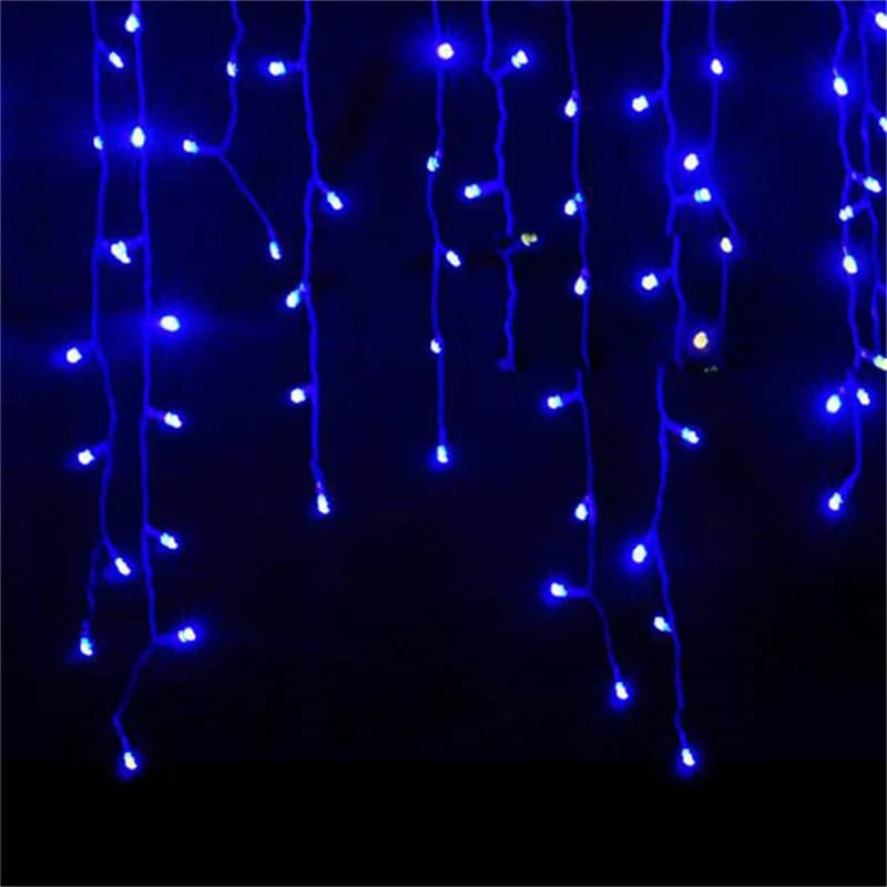 LED Icicle Curtain String Lights 5m