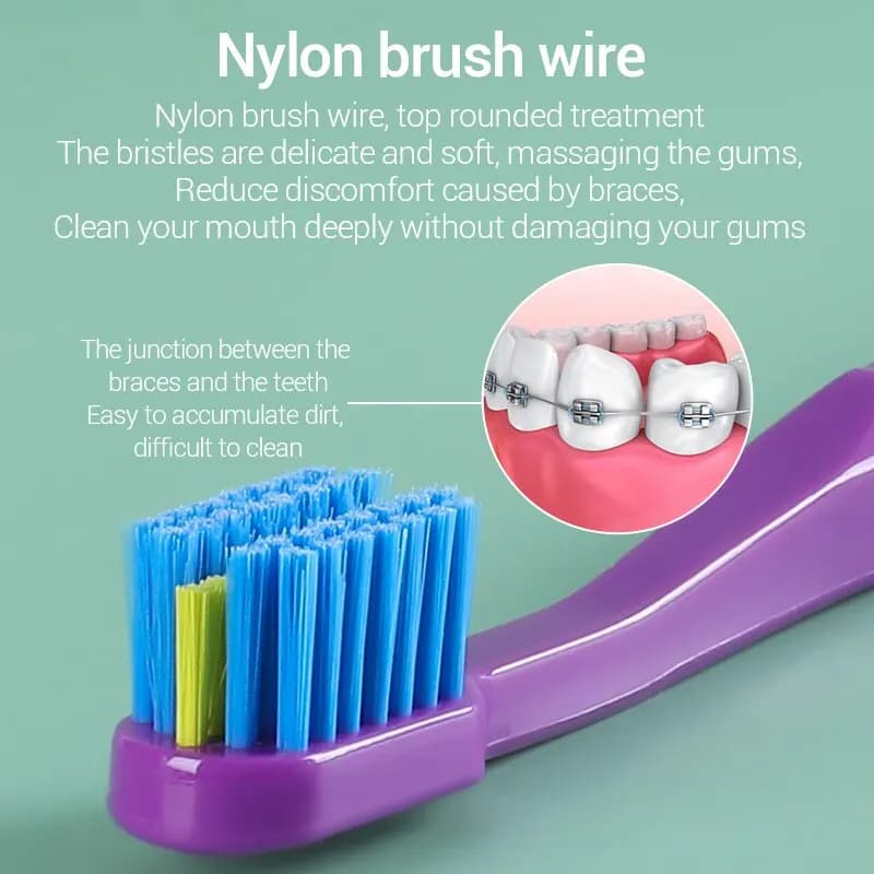 Orthodontic Braces Toothbrush Set