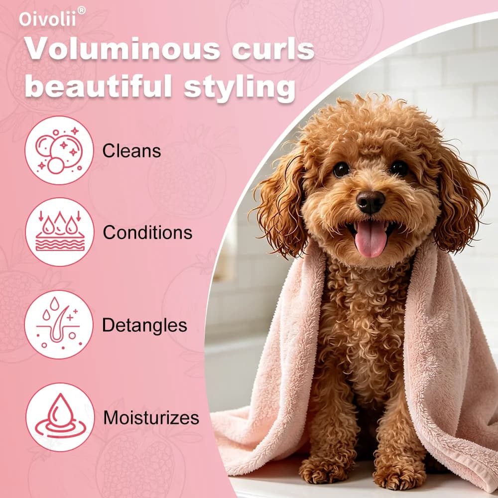 Curly Coat Dog Shampoo and Conditioner
