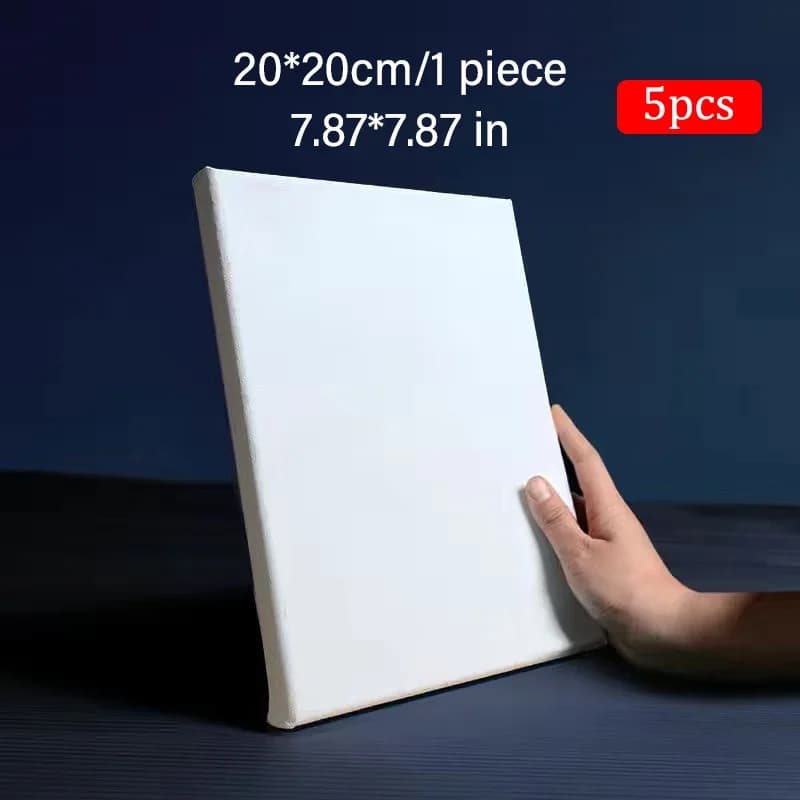 Cotton Canvas Boards Assorted Sizes Set of 5