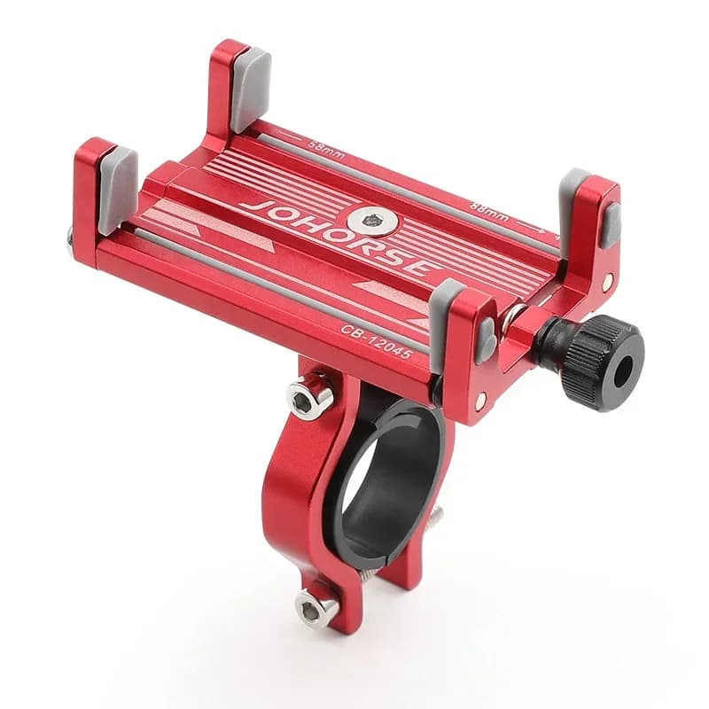 Bike Phone Mount Holder Aluminum Motorcycle Phone Holder Mount with 360° Rotation for iPhone 16 17 15 14 Pro Max Samsung S26 S25