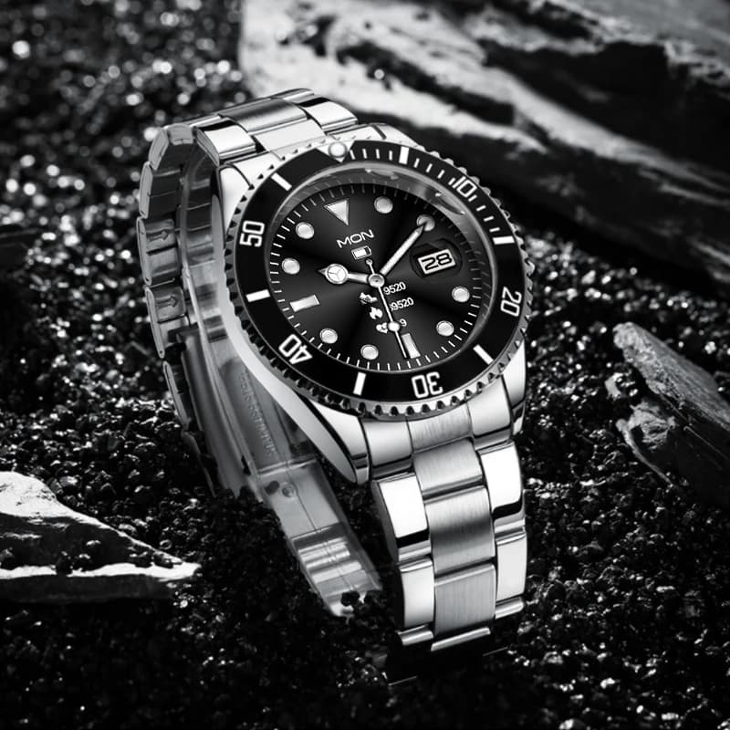 The 2025 new smart watch supports Bluetooth calls, health monitoring, stainless steel body, rugged and durable