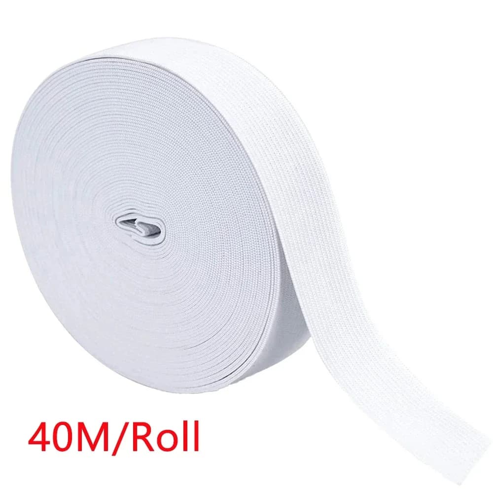 15mm Wide Braided Elastic Band Spool