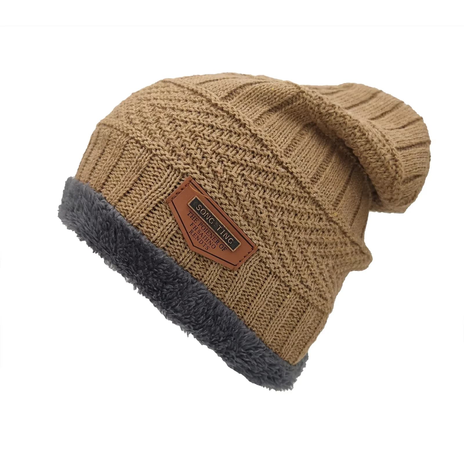 Cotton Knit Beanie Hat