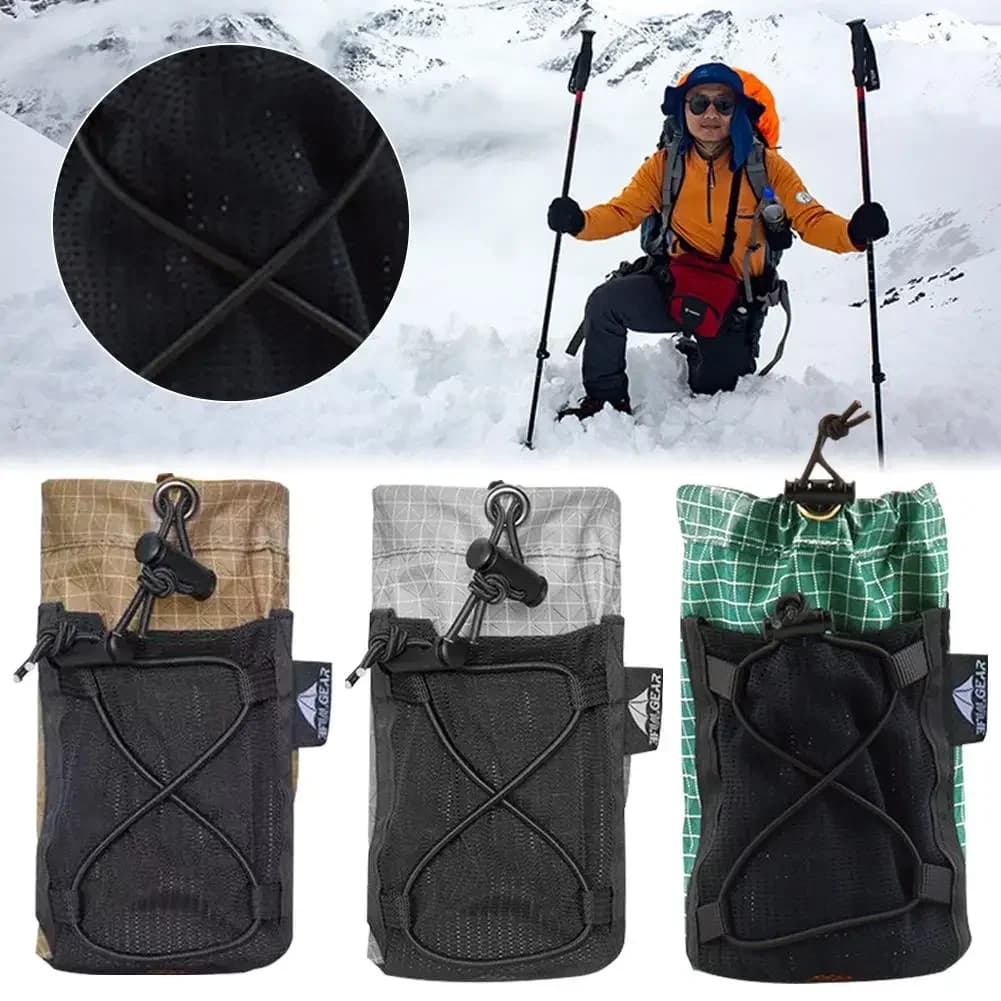 Water Bottle Shoulder Bag with Storage Pocket