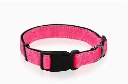 Dog Collar Reflective Adjustable Breathable Nylon Soft Padded DurableePet Collar for Small Medium Large Dog Bone Rope