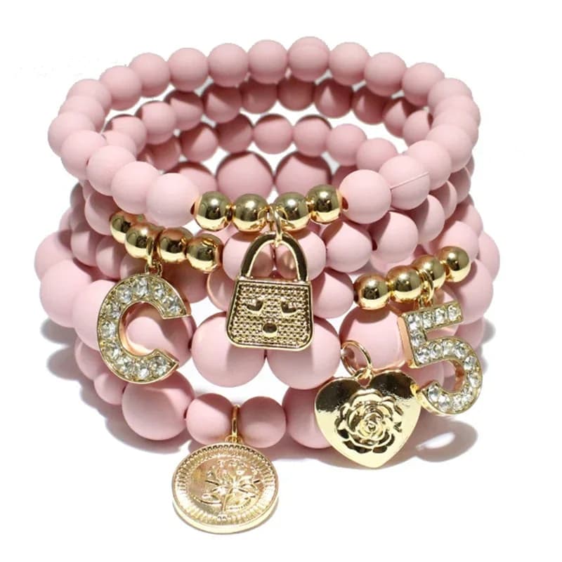 Bohemian Stretch Beaded Bracelets Set