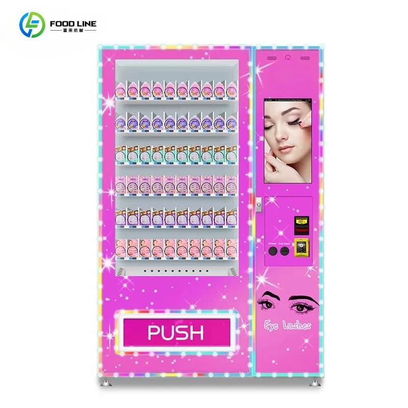 Attractive Design Self-Service Smart Cosmetics Vending Machine Beautiful Hair & Eyelashes Vending Machine Beauty