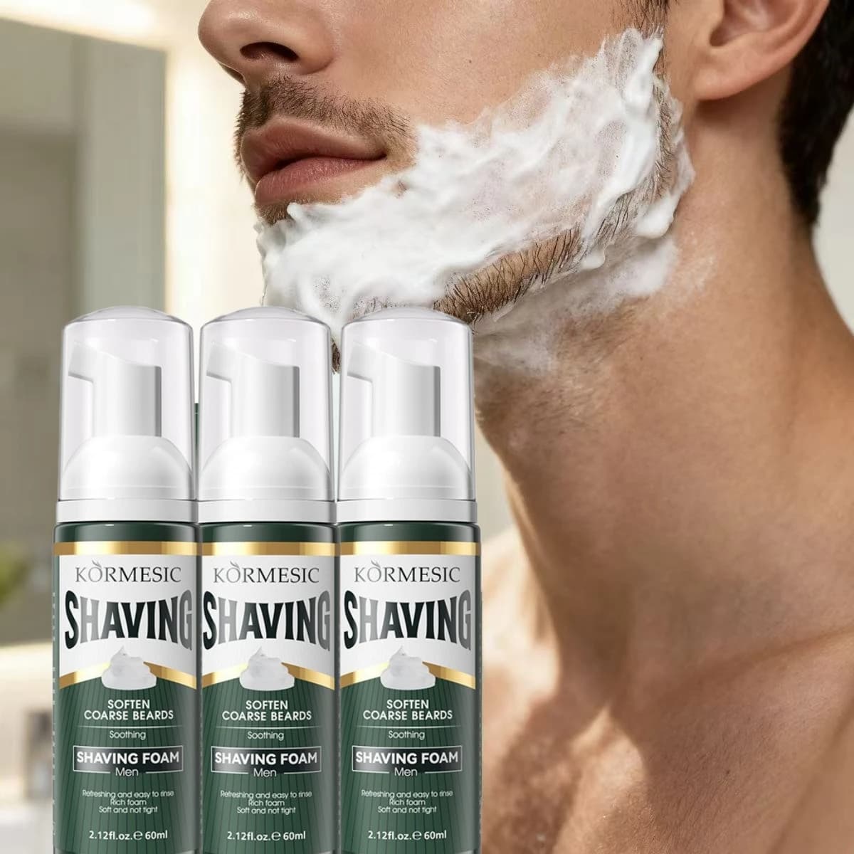 Fragrant Shaving Foam, 60mL